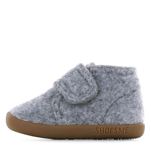 Shoesme grijs vilten slofje Uni | Maat 18
