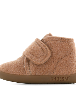 Shoesme lichtbruin vilten slofje Uni | Maat 25