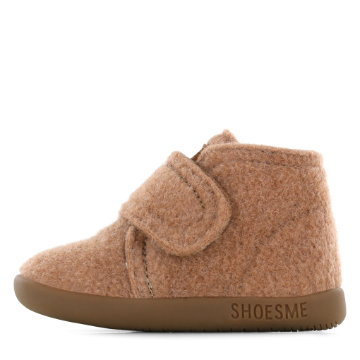 Shoesme lichtbruin vilten slofje Uni | Maat 18