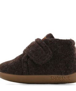 Shoesme donkerbruin vilten slofje Uni | Maat 18