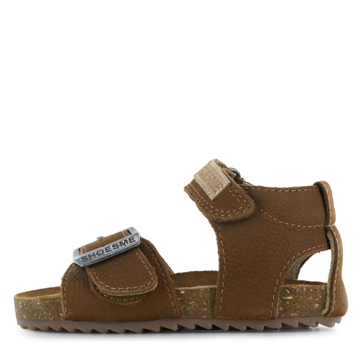 Shoesme bruine sandaal met gesp Uni | Leer | Maat 28