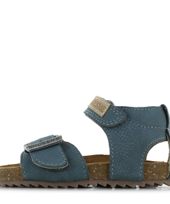 Shoesme lichtblauwe sandaal met gesp Uni | Leer | Maat 20