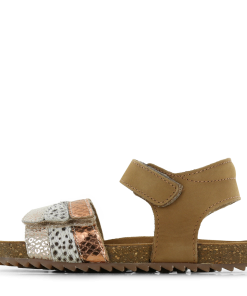 Shoesme bruine sandaal Meisjes | Leer/Metallic | Maat 31