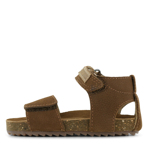 Shoesme cognac sandaal met brede band Uni | Leer | Maat 20