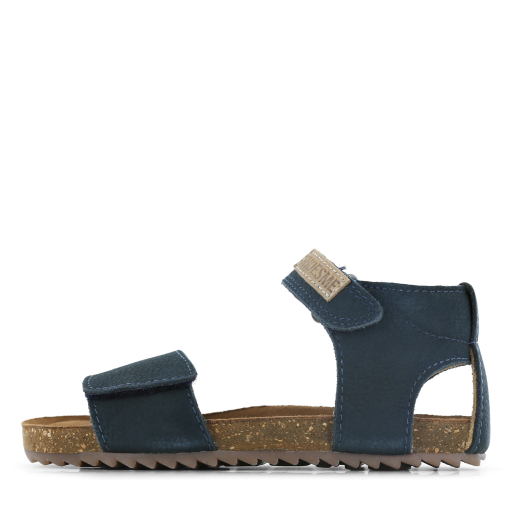 Shoesme donkerblauwe sandaal met brede band Uni | Leer | Maat 28