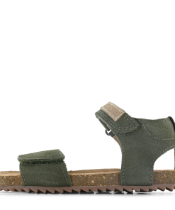 Shoesme groene sandaal met brede band Uni | Leer | Maat 21