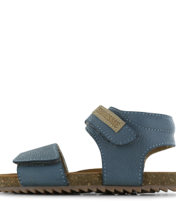 Shoesme blauwe sandaal met brede band Uni | Leer | Maat 31