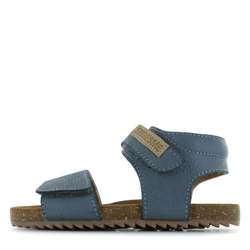 Shoesme blauwe sandaal met brede band Uni | Leer | Maat 33