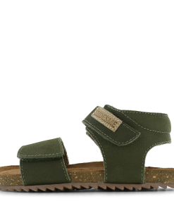 Shoesme groene sandaal met brede band Uni | Leer | Maat 31