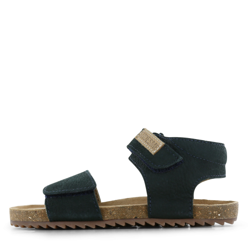Shoesme donkerblauwe sandaal met brede band Uni | Leer | Maat 28