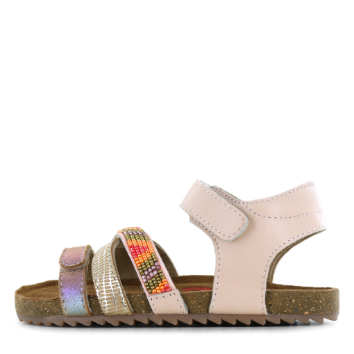Shoesme beige sandaal Meisjes | Leer/Metallic | Maat 28