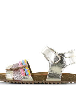 Shoesme metallic gouden sandaal Meisjes | Leer/Metallic | Maat 24