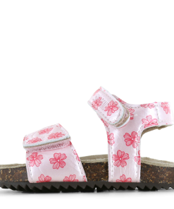 Shoesme roze sandaal met bloemenprint Meisjes | Microfiber leer | Maat 21