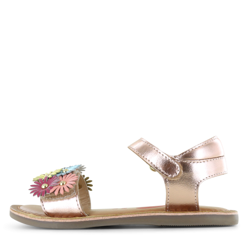 Shoesme metallic ros&eacute; sandaal Meisjes | Leer/Metallic | Maat 26