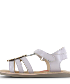 Shoesme lila sandaal met bloem Meisjes | Leer/Metallic | Maat 31