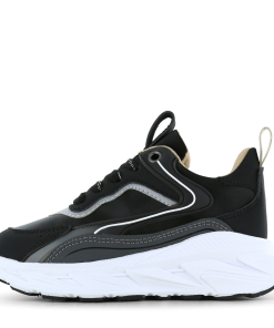 Shoesme chunky zwarte sneaker Jongens | Microleer | Maat 36