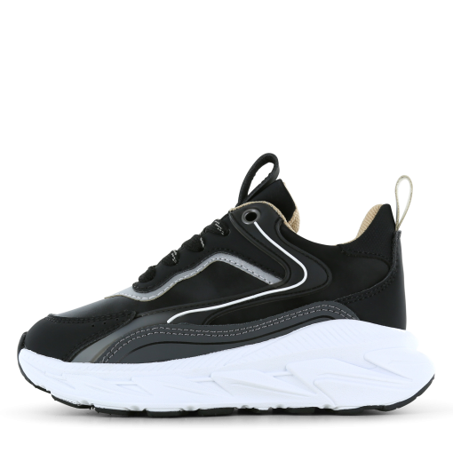 Shoesme chunky zwarte sneaker Jongens | Microleer | Maat 36