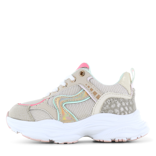 Shoesme beige sneaker Meisjes | Microleer | Maat 35