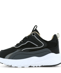 Shoesme sportief zwart sneakertje Jongens | Microleer | Maat 21
