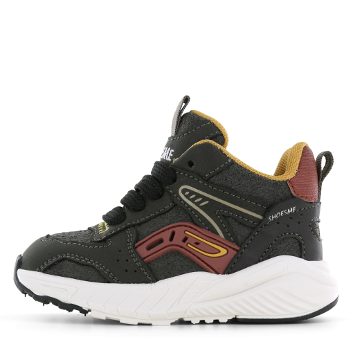 Shoesme sportief donkergroen sneakertje Jongens | Microfiber nubuck | Maat 23