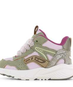 Shoesme sportief roze sneakertje Meisjes | Microfiber nubuck/Su&egrave;de | Maat 21