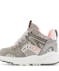 Shoesme sportief shiny sneakertje Meisjes | Microfiber nubuck/Su&egrave;de | Maat 20