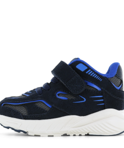Shoesme sportief donkerblauw sneakertje Jongens | Microleer/Su&egrave;de | Maat 21