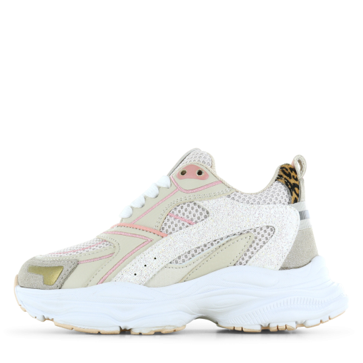 Shoesme beige sneaker Meisjes | Mesh/Microfiber leer/Su&egrave;de | Maat 30