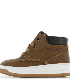Shoesme bruine veterschoen Jongens | Microfiber leer | Maat 31