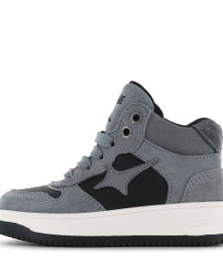 Shoesme grijze sneaker Jongens | Microfiber leer/Su&egrave;de | Maat 26