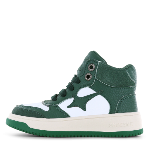Shoesme groene sneaker Jongens | Microfiber leer/Su&egrave;de | Maat 24