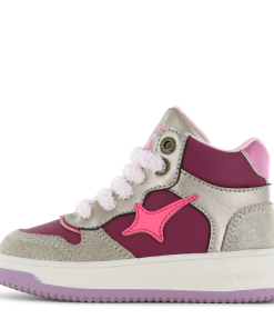 Shoesme roze sneaker Meisjes | Microfiber leer/Su&egrave;de | Maat 31