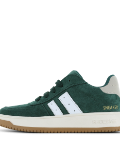Shoesme groene sneaker met ritssluiting Jongens | Microfiber leer/Su&egrave;de | Maat 31