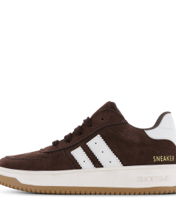 Shoesme bruine sneaker met ritssluiting Uni | Microfiber leer/Su&egrave;de | Maat 31