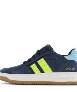 Shoesme blauwe sneaker met ritssluiting Jongens | Microfiber leer/Su&egrave;de | Maat 24