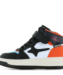 Shoesme Water-Proof zwart-wit sneaker Jongens | Microfiber leer | Maat 24