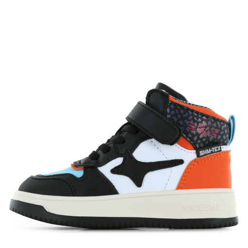 Shoesme Water-Proof zwart-wit sneaker Jongens | Microfiber leer | Maat 29