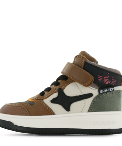 Shoesme Water-Proof cognac sneaker Jongens | Microfiber leer | Maat 31