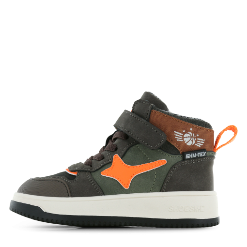 Shoesme Water-Proof bruine sneaker Jongens | Microfiber nubuck | Maat 32