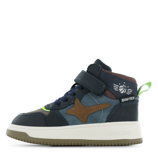 Shoesme Water-Proof blauwe sneaker Jongens | Microfiber nubuck | Maat 24