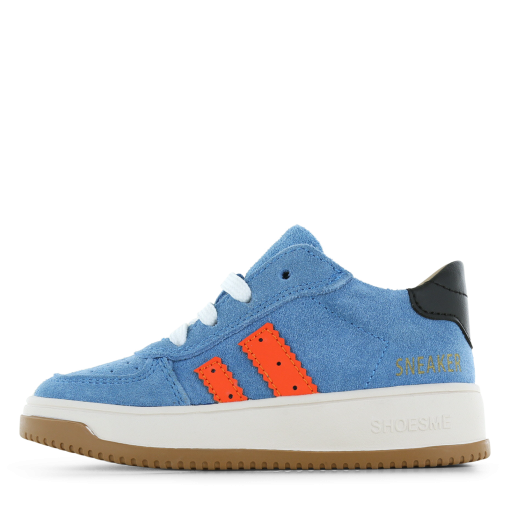 Shoesme blauwe sneaker Jongens | Microfiber leer/Su&egrave;de | Maat 28