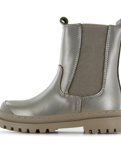 Shoesme metallic-gouden chelseaboot Meisjes | Leer | Maat 31