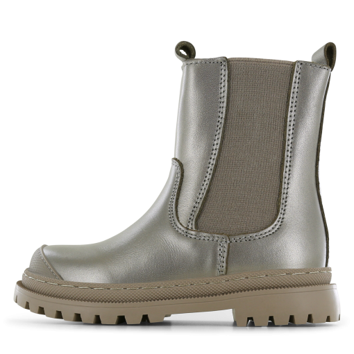 Shoesme metallic-gouden chelseaboot Meisjes | Leer | Maat 28