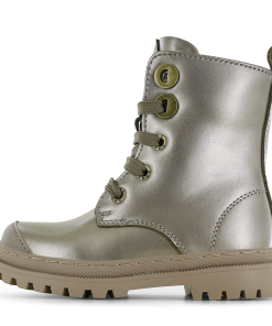 Shoesme metallic-gouden bikerboot Meisjes | Leer | Maat 31