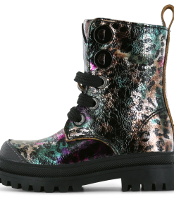 Shoesme metallic-multicolor bikerboot Meisjes | Leer/Metallic | Maat 31