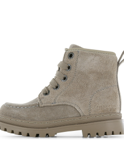 Shoesme taupe midhoge bikerboot Uni | Su&egrave;de | Maat 31