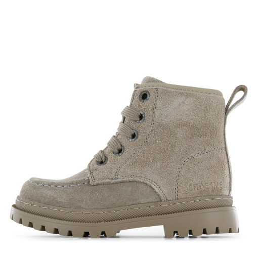 Shoesme taupe midhoge bikerboot Uni | Su&egrave;de | Maat 28