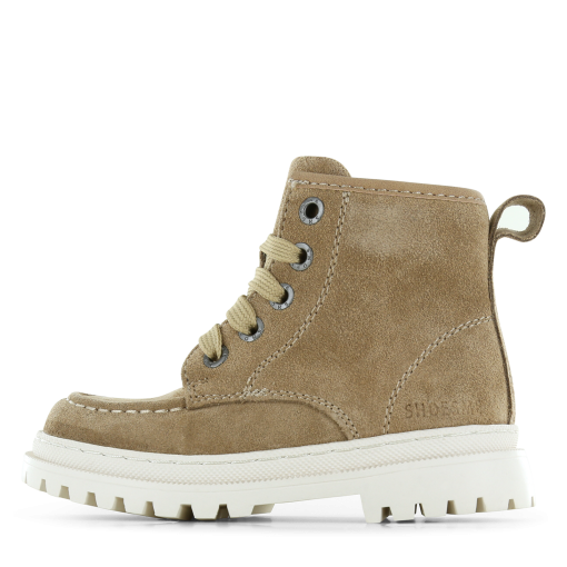 Shoesme bruine midhoge bikerboot Uni | Su&egrave;de | Maat 28