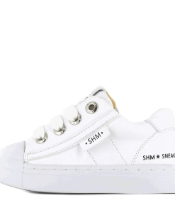 Shoesme witte sneaker Uni | Leer/Microleer | Maat 31