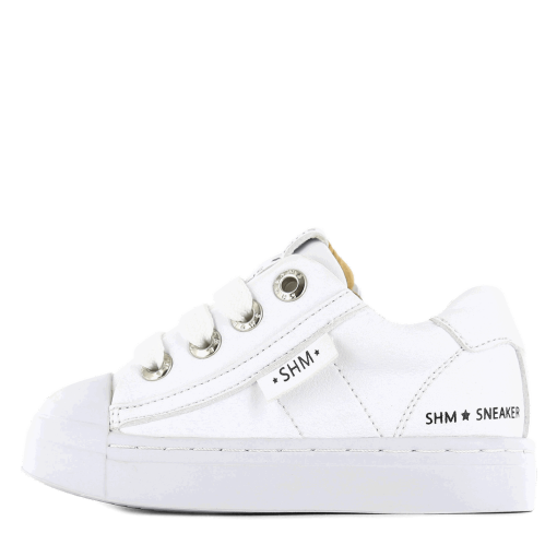 Shoesme witte sneaker Uni | Leer/Microleer | Maat 28